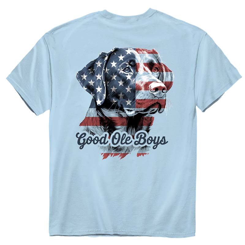 Lab profile flag t shirt