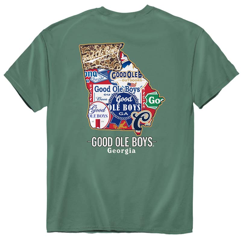 Georgia Beer Labels Short Sleeve T-Shirt