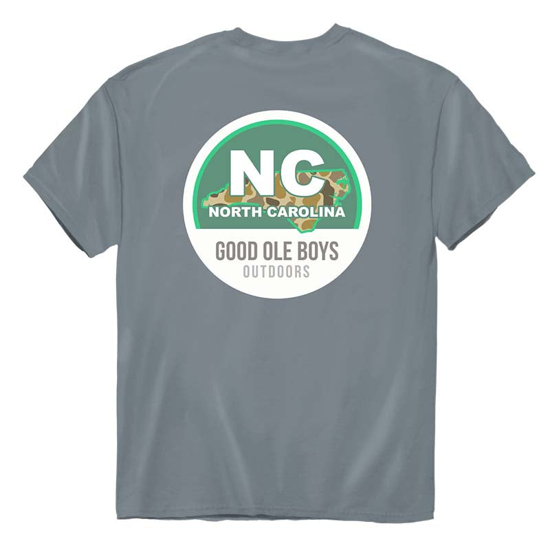 North Carolina Buzz Camo Short Sleeve T-Shirt