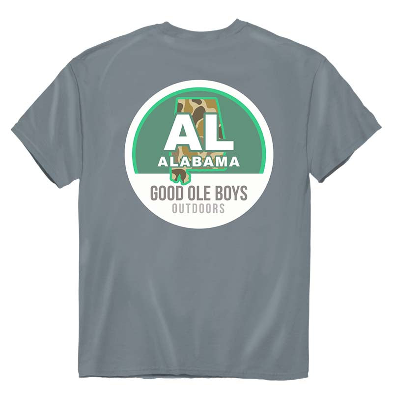 Alabama Buzz Camo Short Sleeve T-Shirt