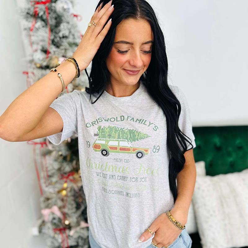 Griswold Christmas Tree Short Sleeve T-Shirt