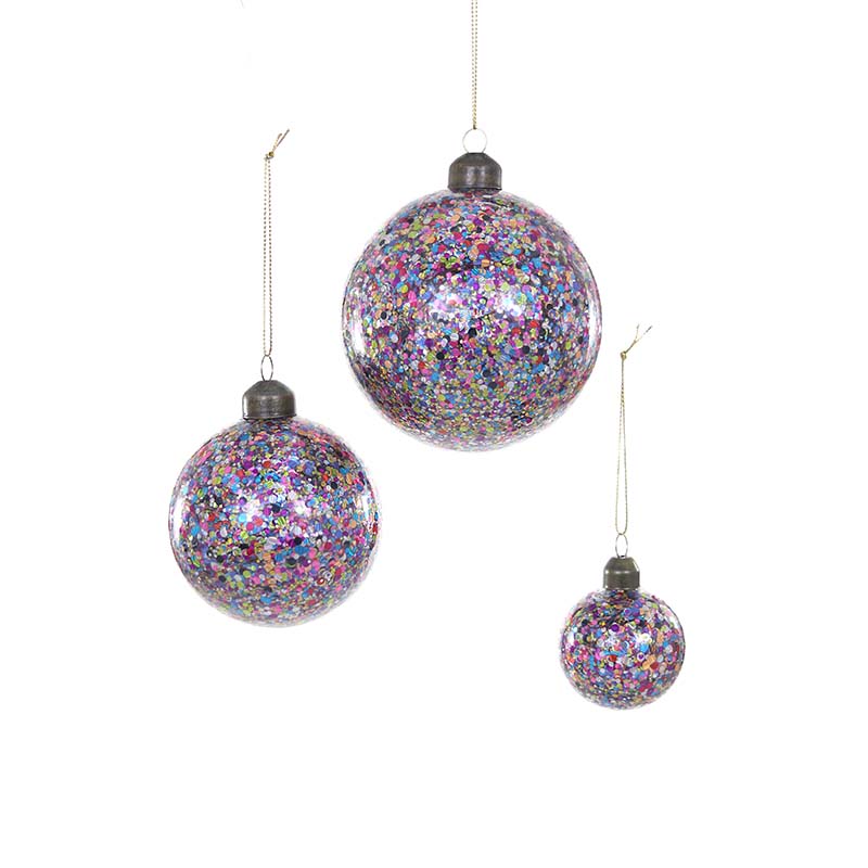 Confetti Bauble Ornament