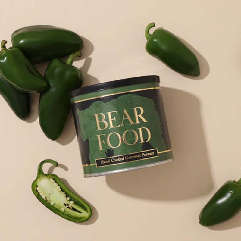 bear food jalapeno peanuts