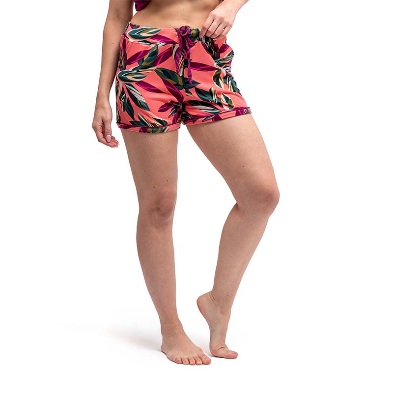 Calm Spring Drawstring Pajama Shorts