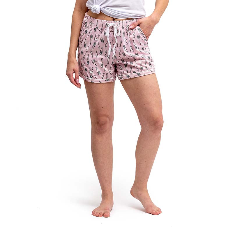 Happy Hour Drawstring Pajama Shorts