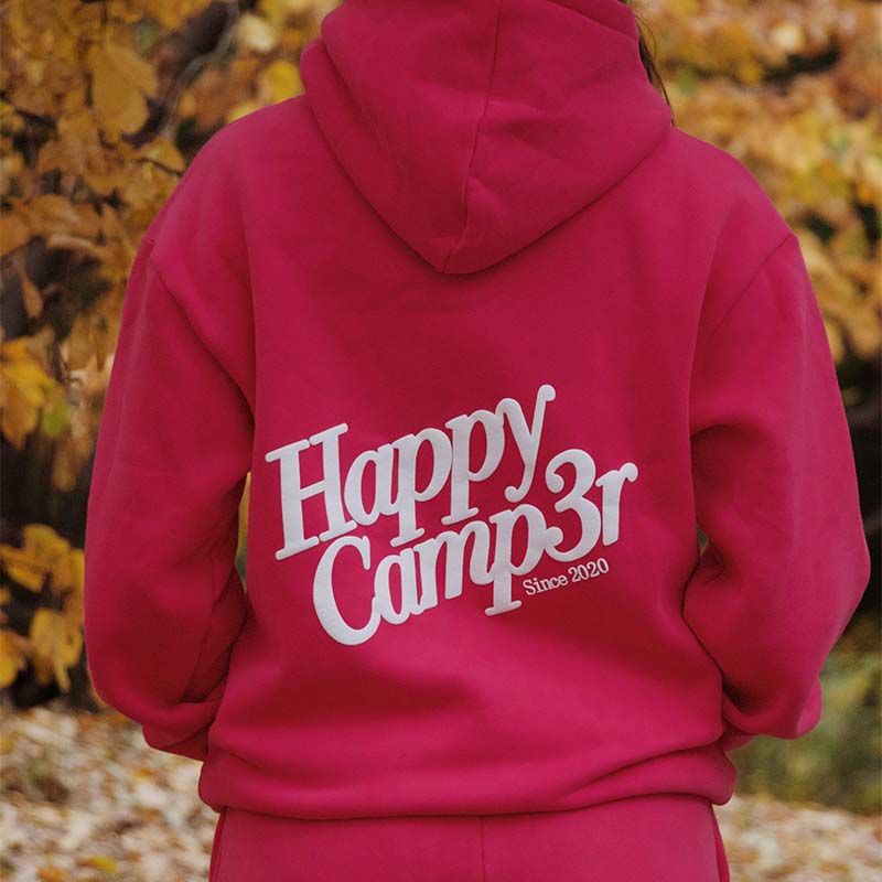 Hot Pink Puff Hoodie