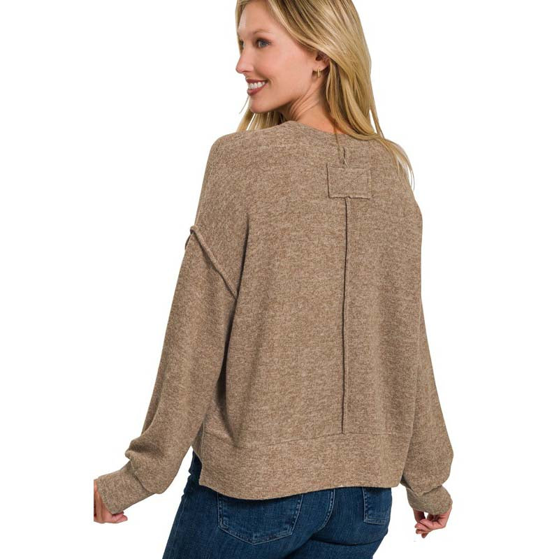 Front Seam Sweater