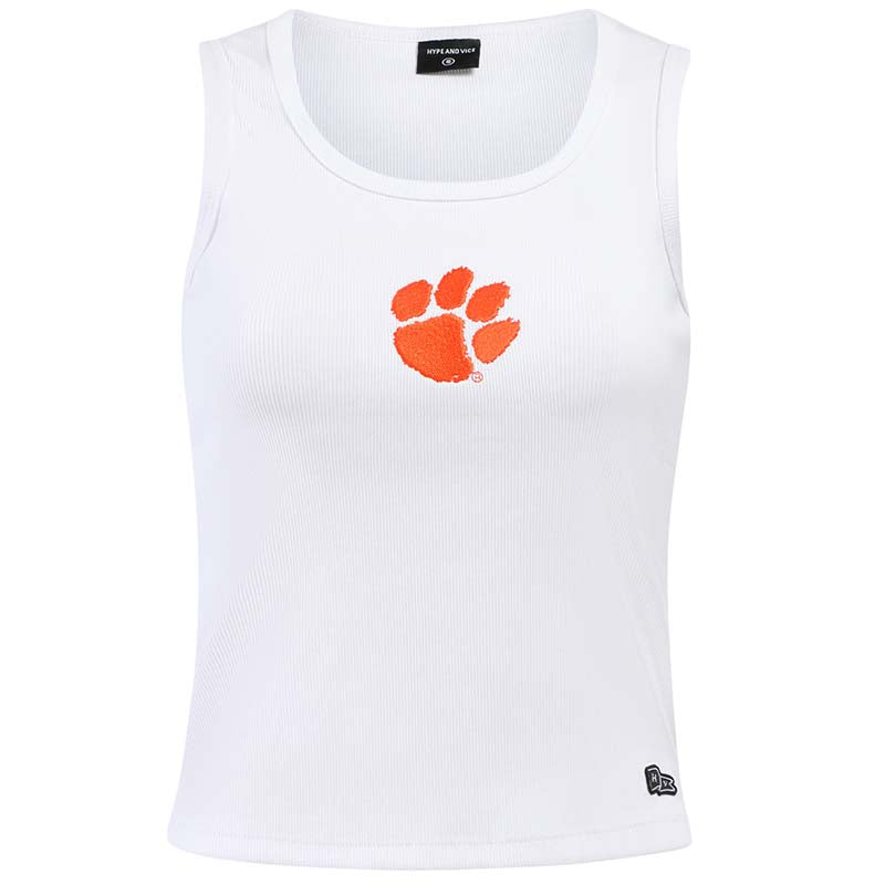 Hype and Vice Clemson MVP Tank in White