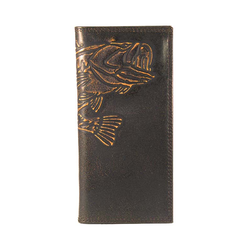 Bass Burnished Roper Wallet