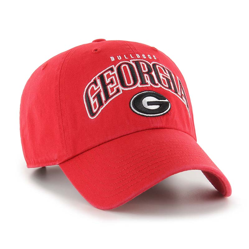 Side view of 47 Brand Red UGA Jansson Hat