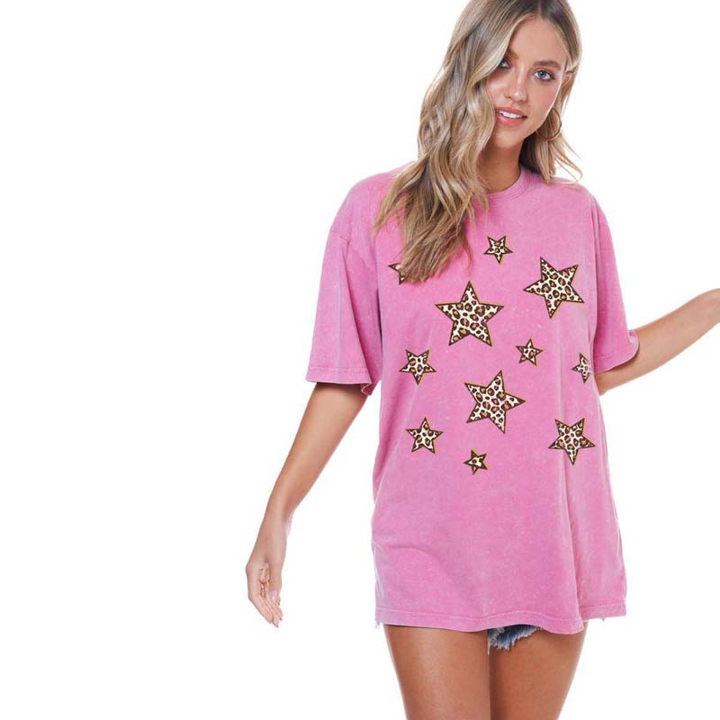 Cheetah Stars Short Sleeve T-Shirt