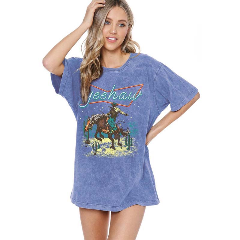 Yeehaw Label Short Sleeve T-Shirt