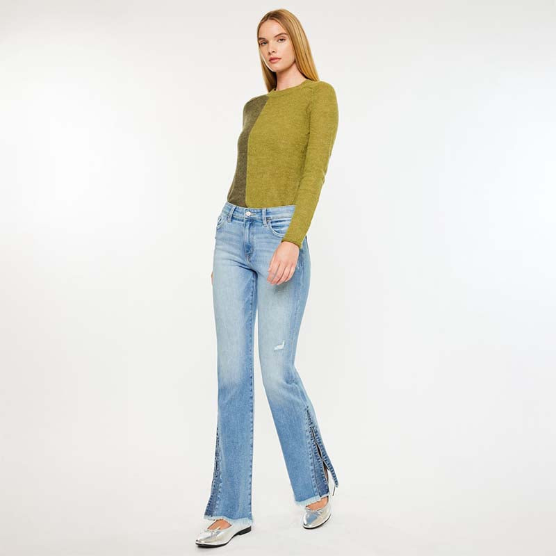 The Lizzie Split Flare Jeans