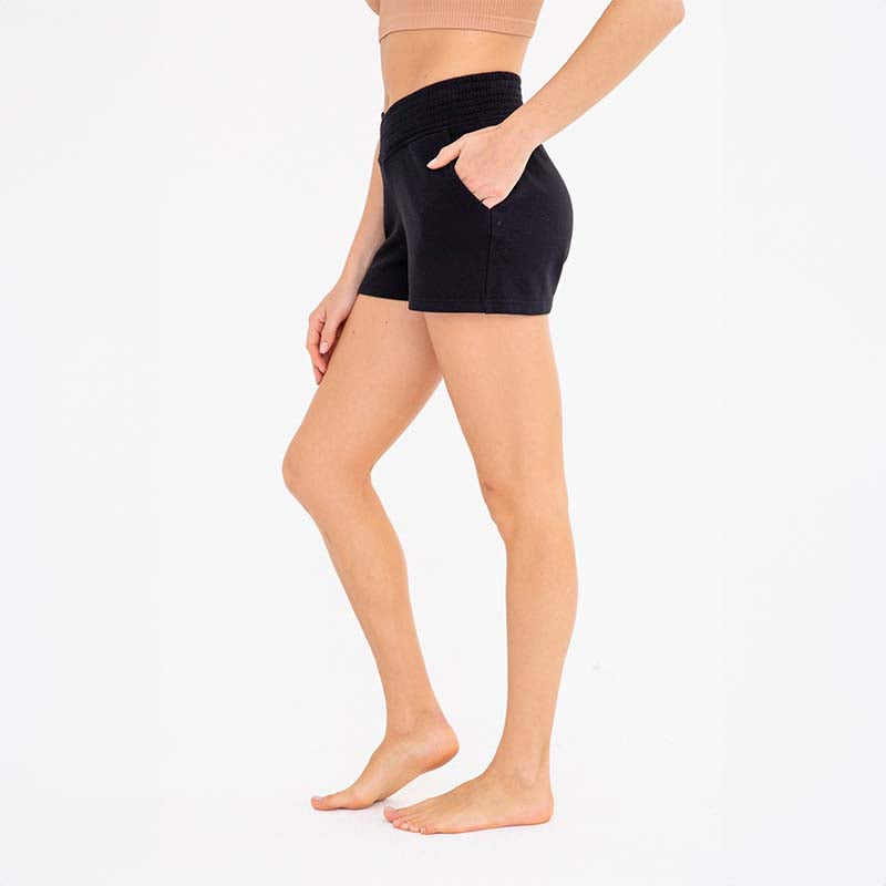 V Waist Pocket Sweat Shorts