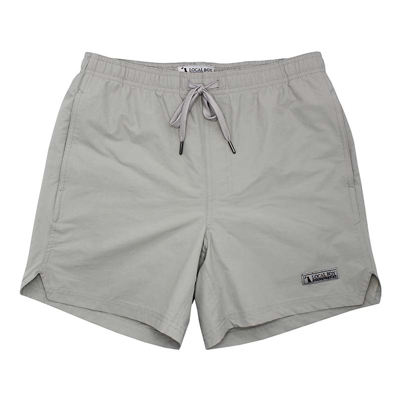 Cool Grey 6 Inch Swim Trunks