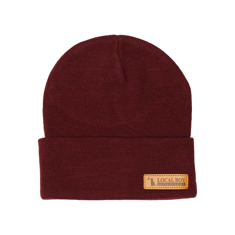 Leather Label Beanie