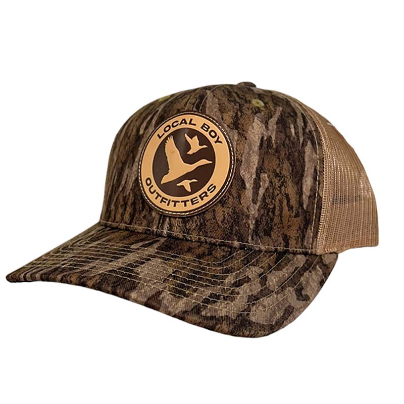 local boy outfitters camo duck trucker hat