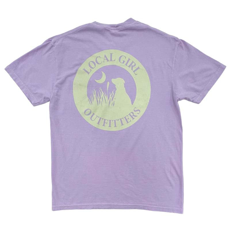 Local Girl Original Logo Short Sleeve T-Shirt in Orchid