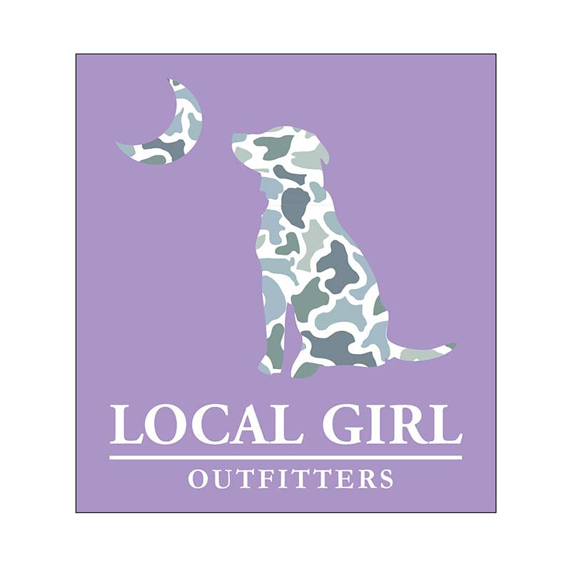 Local Girl Lavender Camo Decal