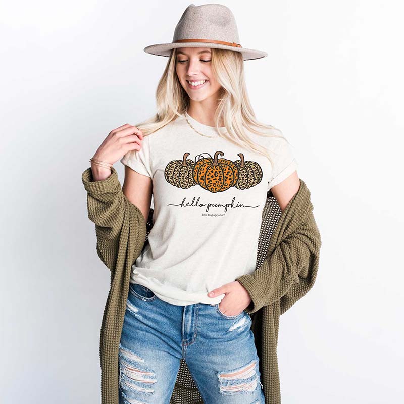 Hello Pumpkin Short Sleeve T-Shirt