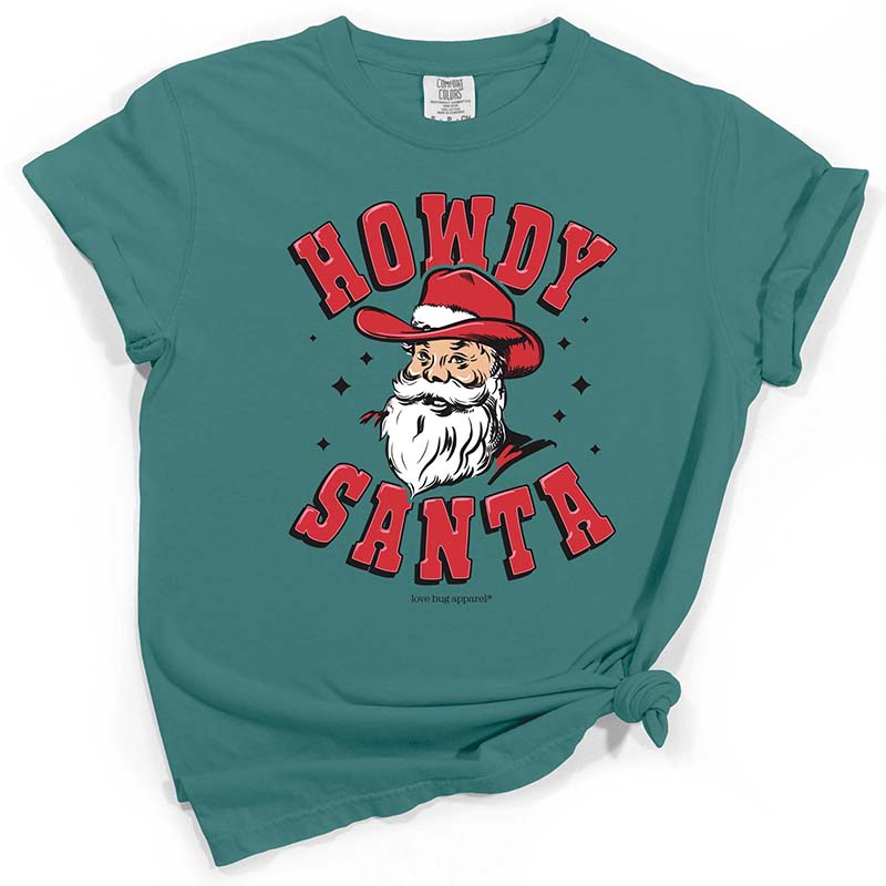 Howdy Santa Short Sleeve T-Shirt