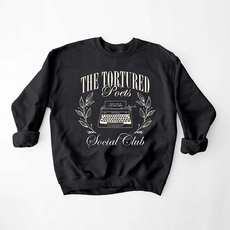 Tortured Poets Crewneck Sweatshirt