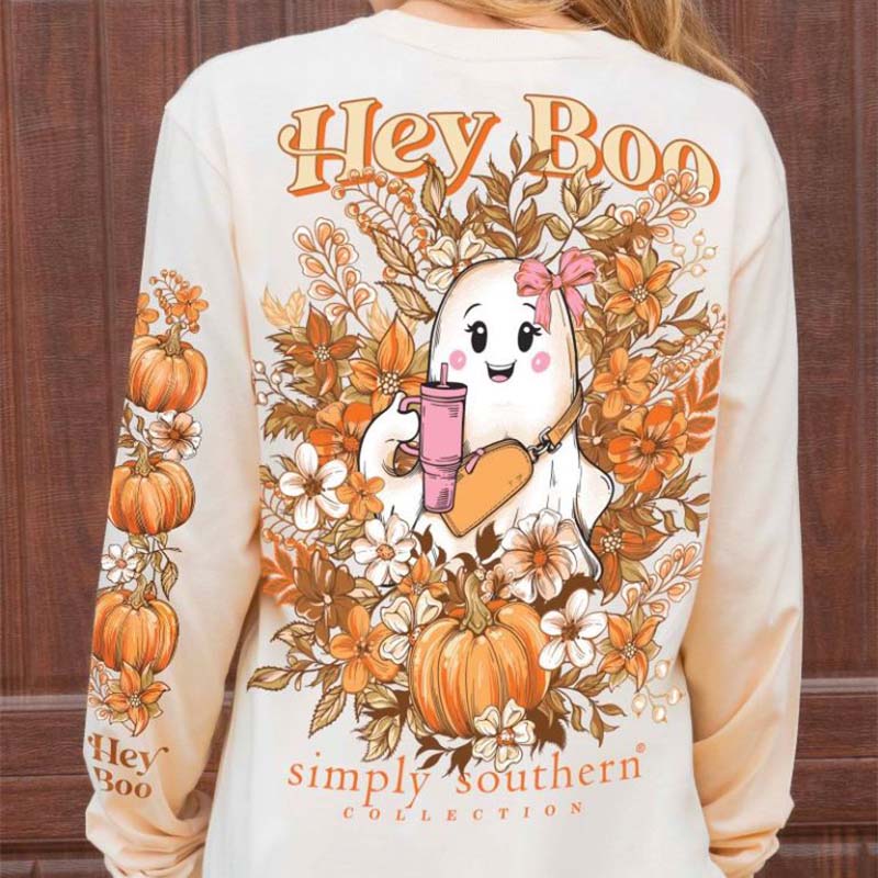 Hey Boo Long Sleeve T-Shirt