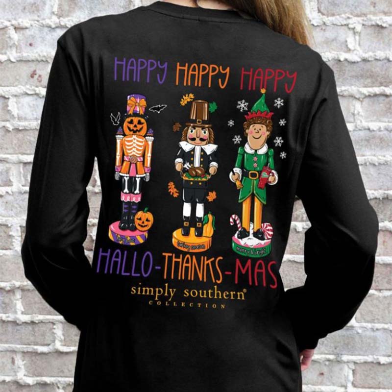 Happy Hallo-Thank-Mas Long Sleeve T-Shirt