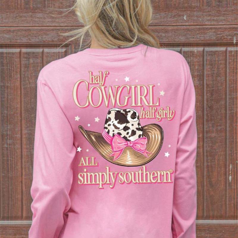 Half Cowgirl Long Sleeve T-Shirt