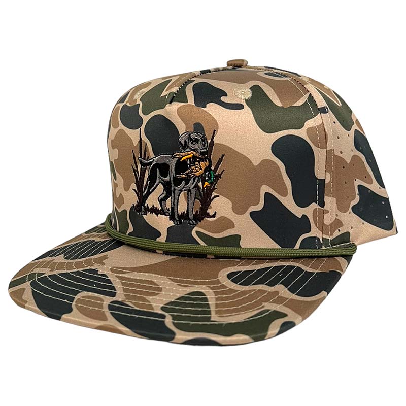 camouflage lab duck performance trucker hat 