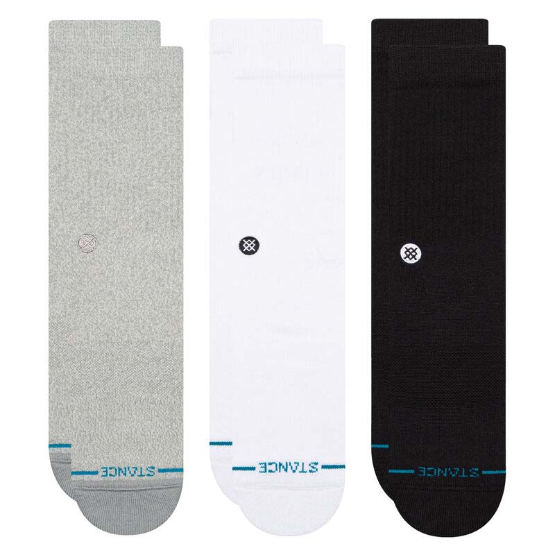 Icon Crew Socks 3 Pack