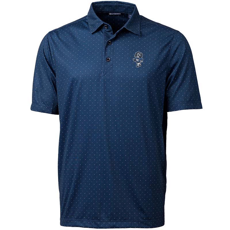 UNC Double Dot Printed Stretch Polo