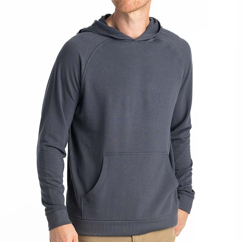 Bamboo Lightweight Fleece Hoodie in Storm Cloud