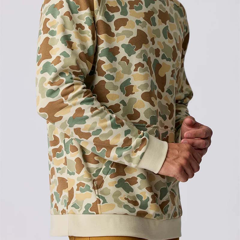 Bamboo Lightweight Fleece Hoodie in Vintage Camo