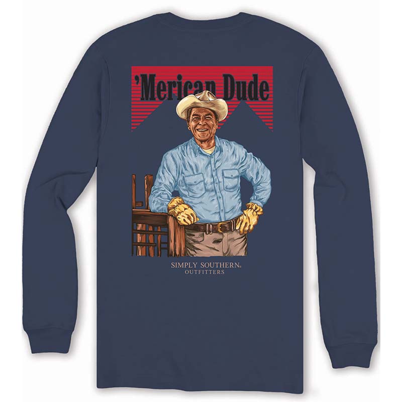 Western &#39;Merica Long Sleeve T-Shirt