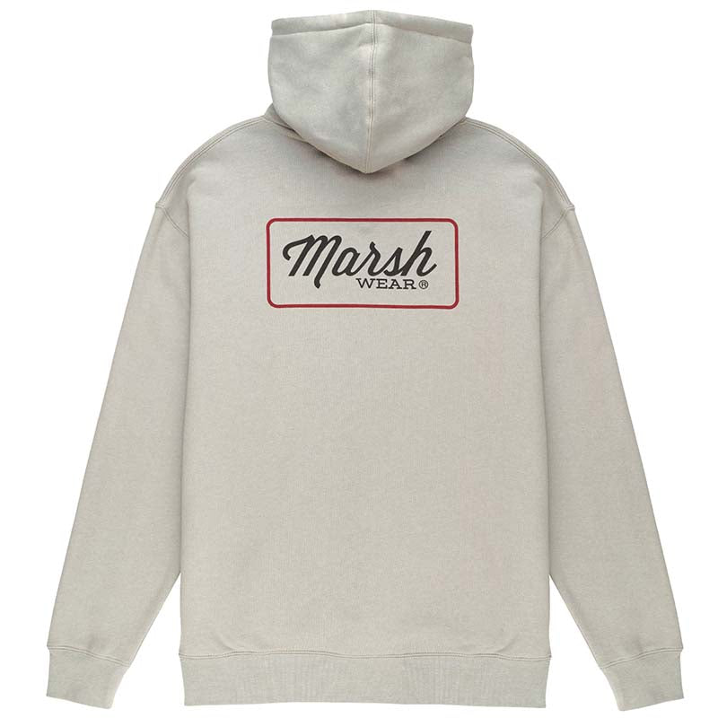 Backshot of Marsh Wear Script Hoodie