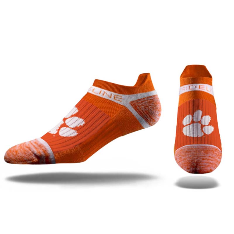 Clemson Primary Logo Low Cut Socks