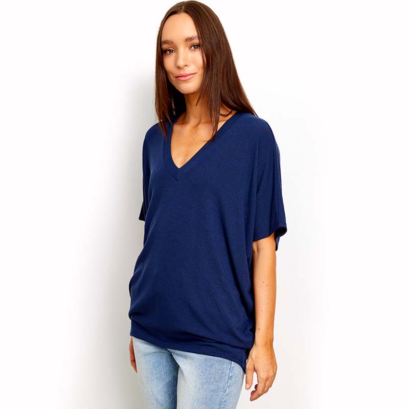 Short Sleeve Cocoon No Pocket Top