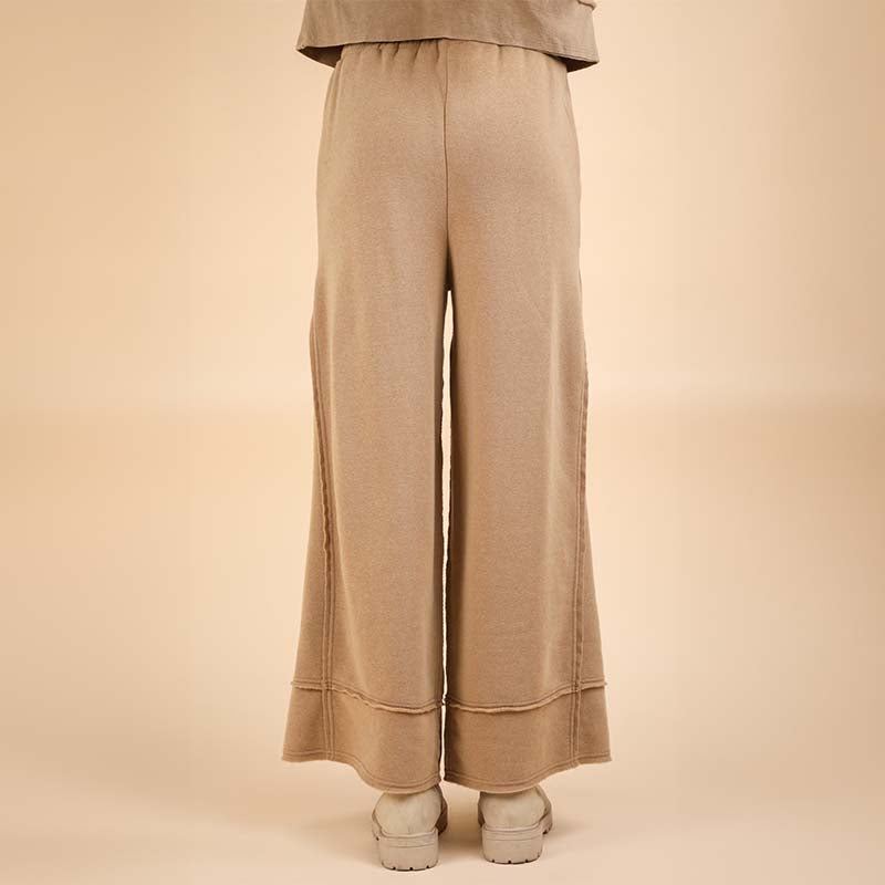 Pull On Super Soft Flare Leg Pant in Beige