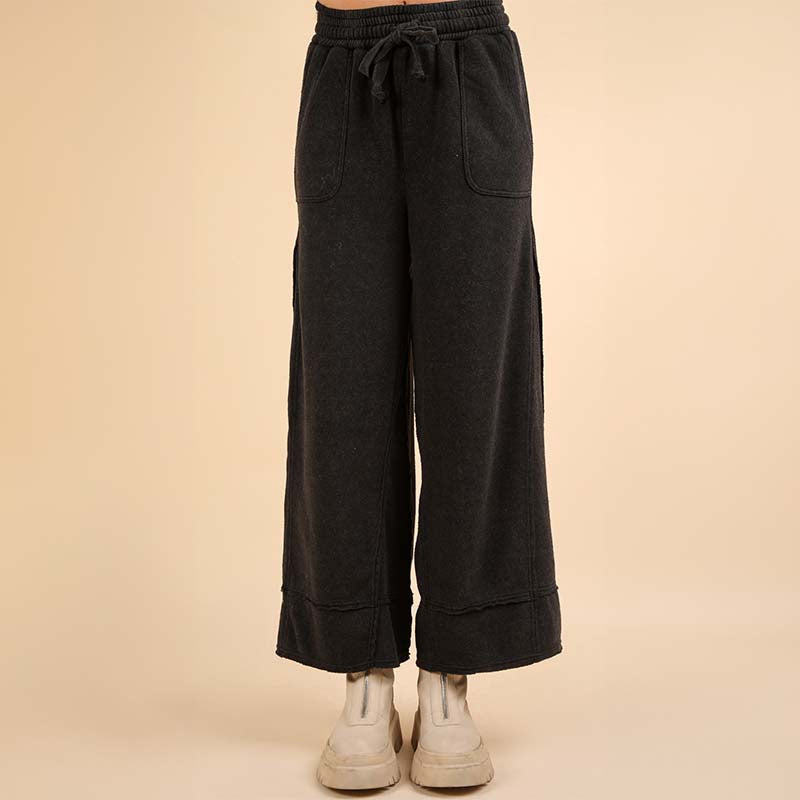 Pull On Super Soft Flare Leg Pant in Black