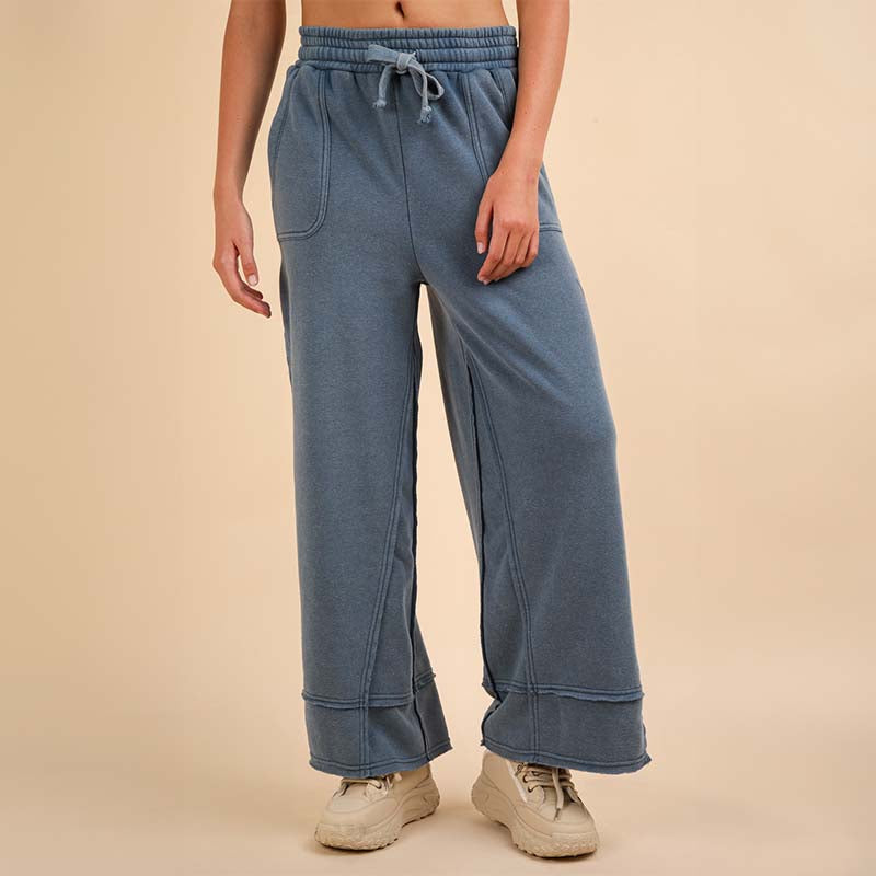 Pull On Super Soft Flare Leg Pant in Denim