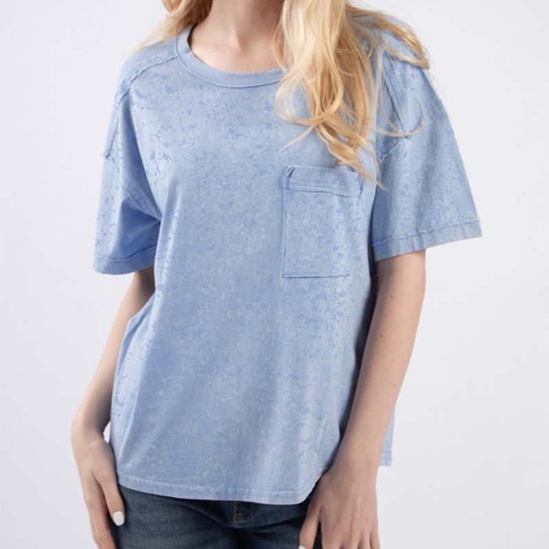 Pocket Tee with Back SeamPocket Tee with Back Seam