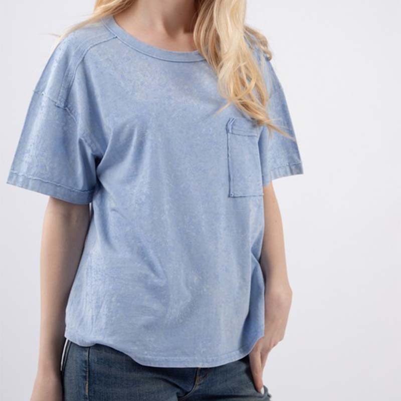 Pocket Tee with Back SeamPocket Tee with Back Seam