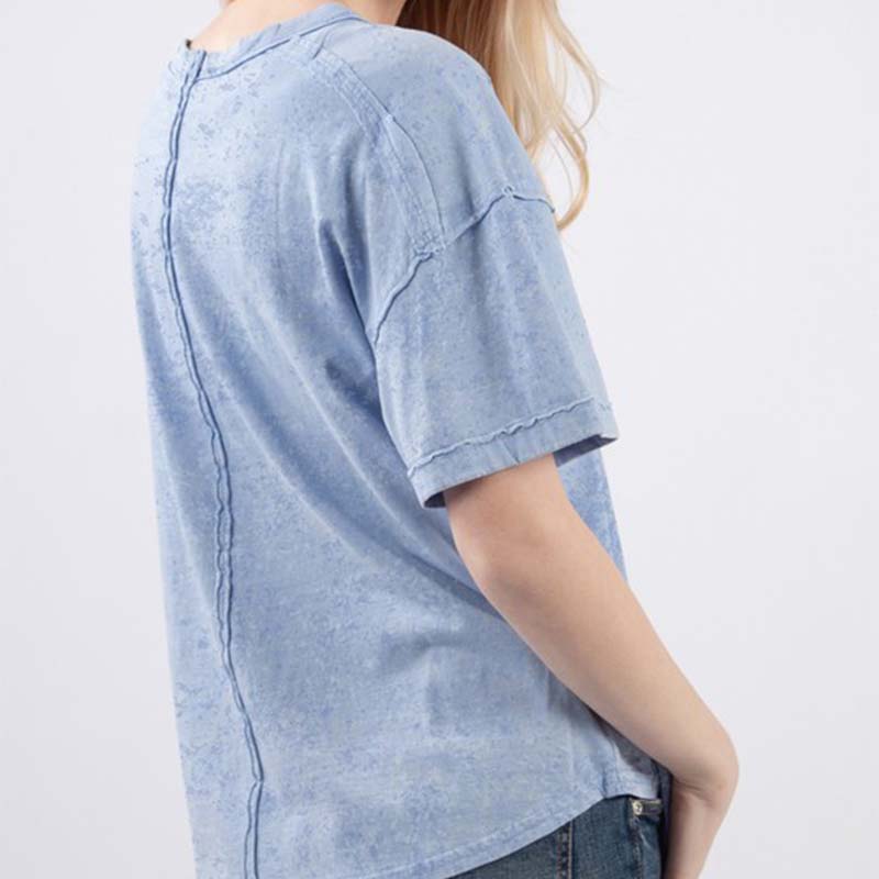 Pocket Tee with Back SeamPocket Tee with Back Seam