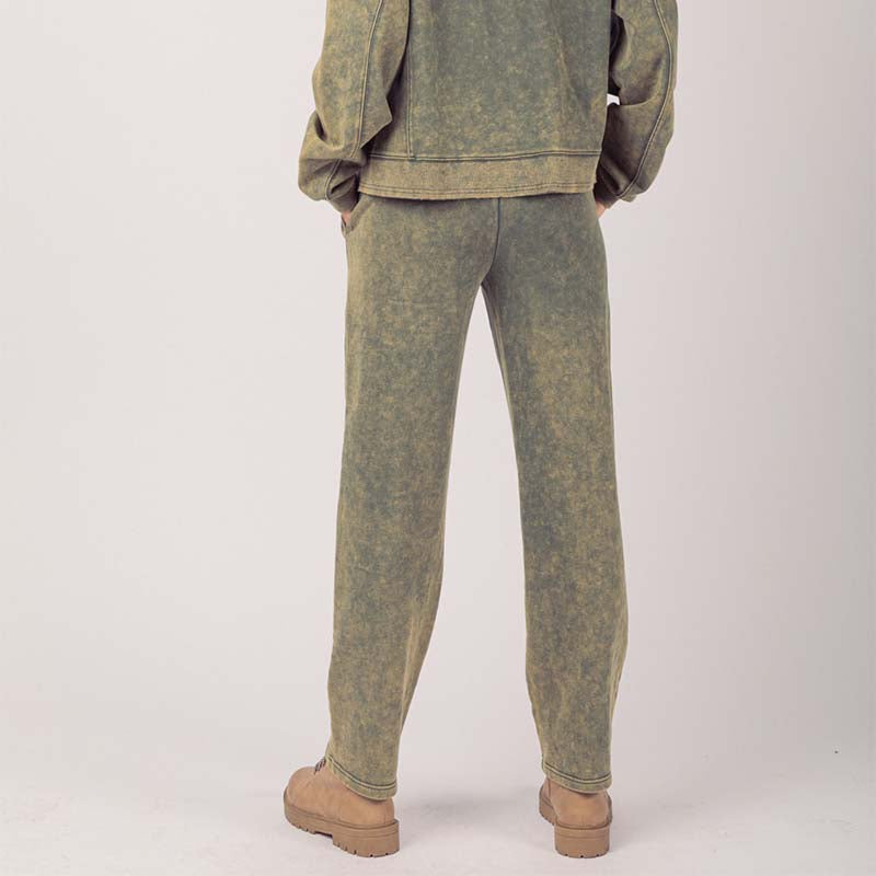 Washed Lounge Pant in Olive