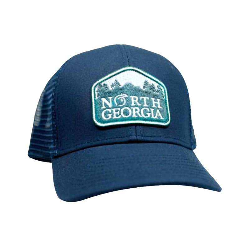 North Georgia Mesh Back Trucker in Navy