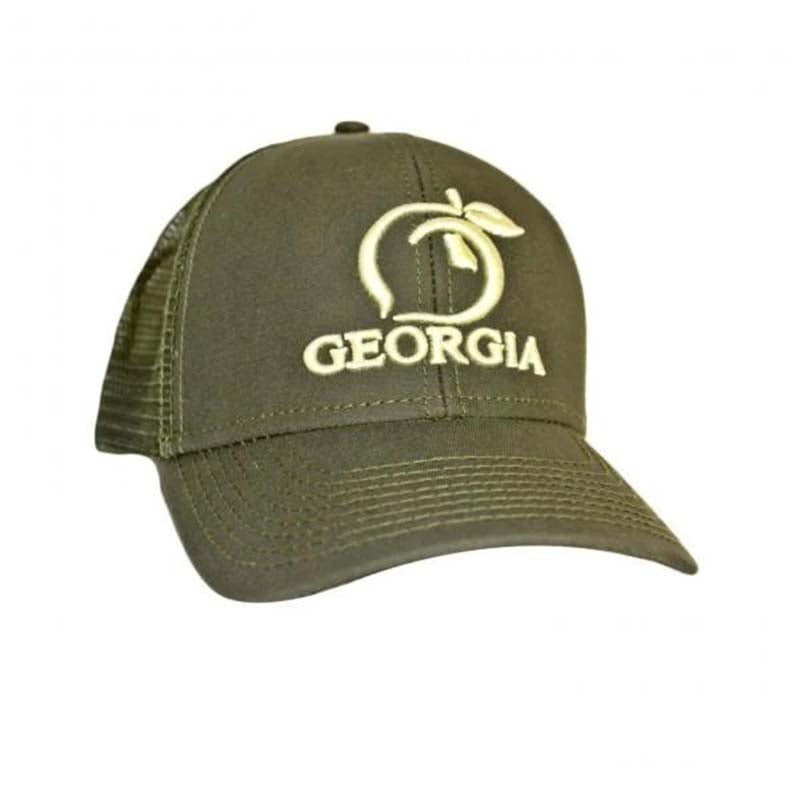 Georgia Mesh Back Trucker in Olive