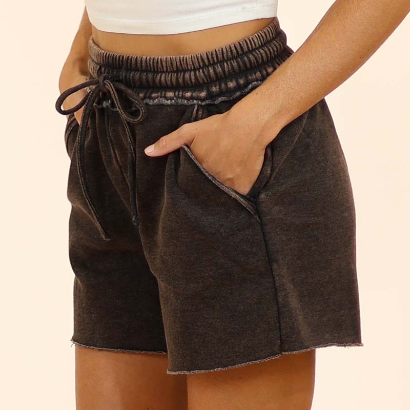 Lounge Shorts in Ash Black