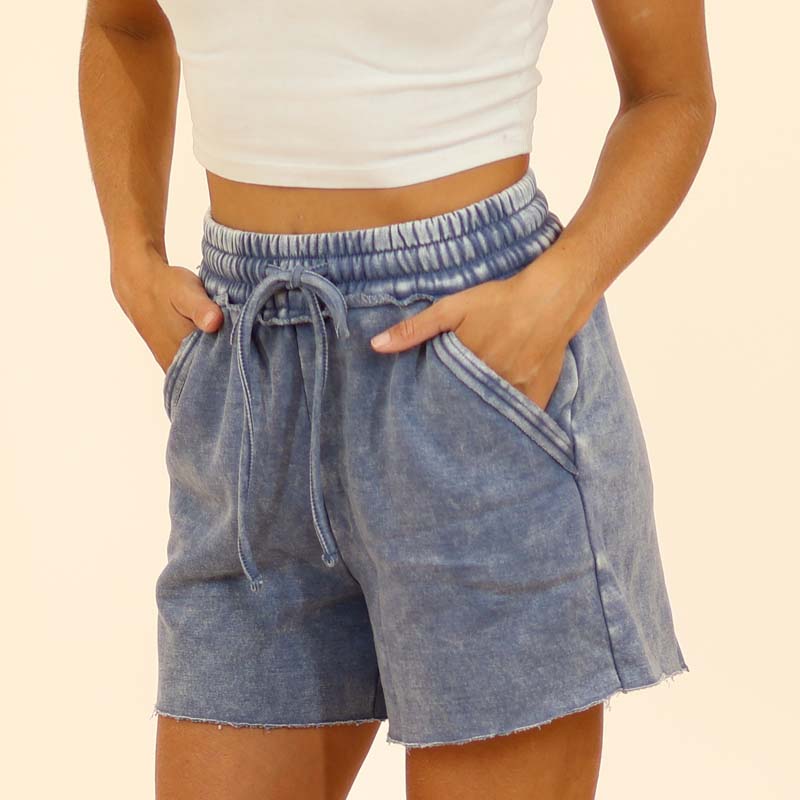 Lounge Shorts in Dust Blue