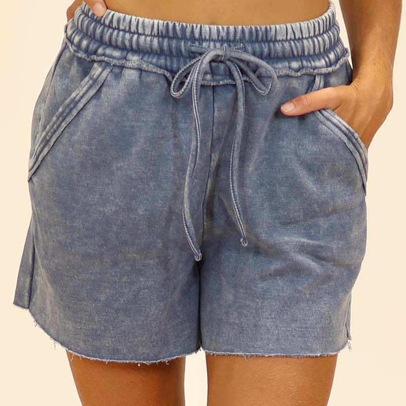 Lounge Shorts in Dust Blue